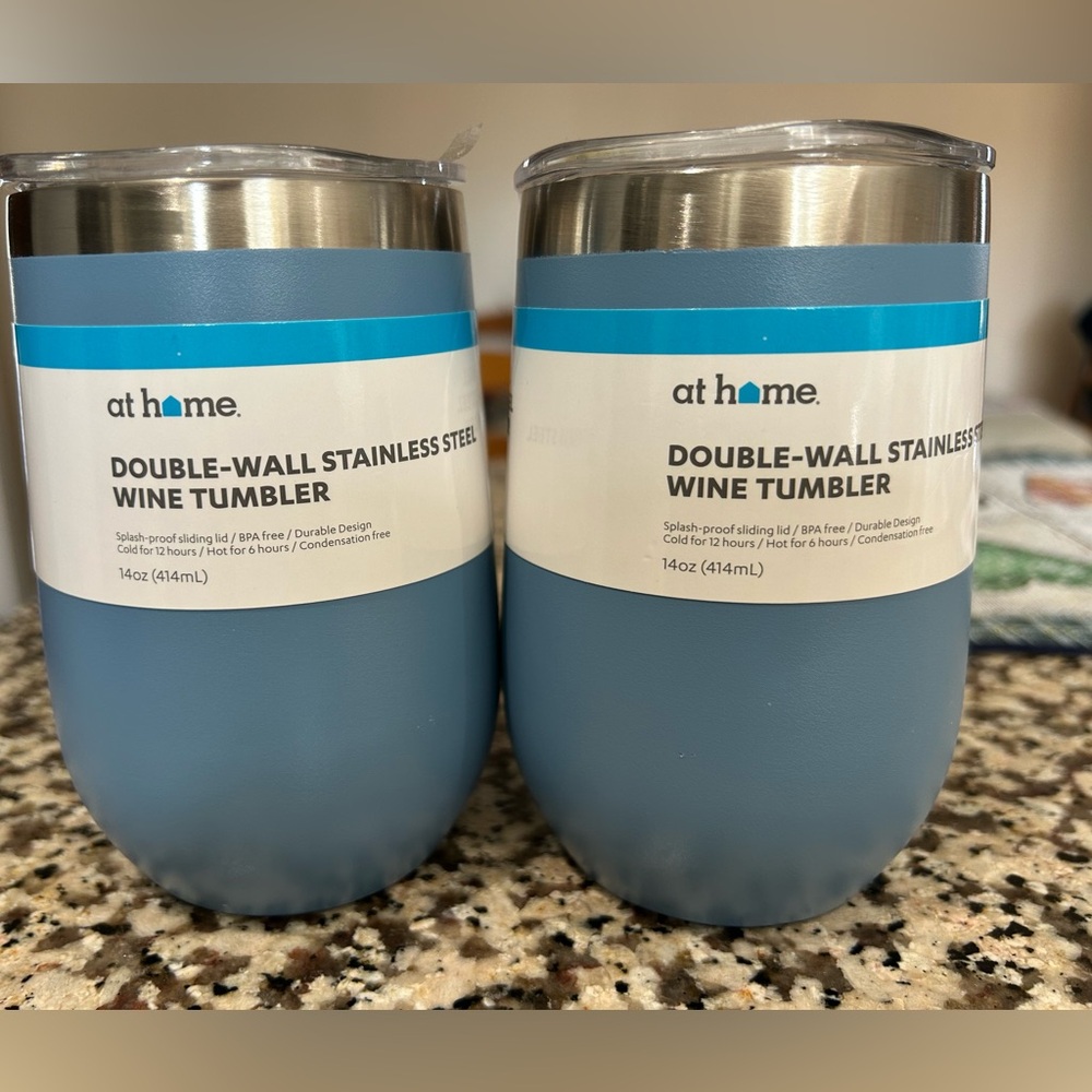 Stainless Steel Wine Tumblers 2/$10